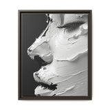 Monochrome Elegance: Abstract Swirls & Brush Strokes Art Print
