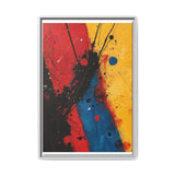 Pollock-Inspired Abstract Chaos - Vibrant Art Print