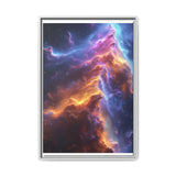 Galactic Eden - Neon Space Nature Fine Art Print, 4K