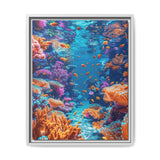 Enchanted Coral Reef: Vivid Underwater Seascape Art Print