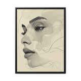 Japandi-Inspired Minimalist Line Art Print - Monochrome Elegance