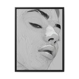 Japandi-Inspired Minimalist One-Line Art Portrait - Museum Grade Print