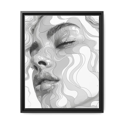 Japandi-Inspired Minimalist One-Line Art Portrait Print