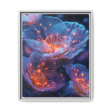 Galactic Blossom: Neon Space Nature - 4K Ultra HD Anime Art Print