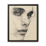 Japandi Minimalist One-Line Art Portrait - Museum Grade Print