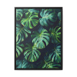 Monstera Dreams - Ethereal Leaves Floating Art Print