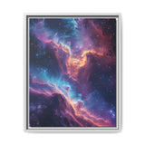 Stellar Wonders: Neon Space Nature Art Print - 4K Detail
