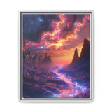 Trippy Neon Cosmic Nature Art - Ultra Detailed 4K Space Print
