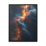 Galactic Garden: Neon Spectrum - 4K Space-Inspired Art Print