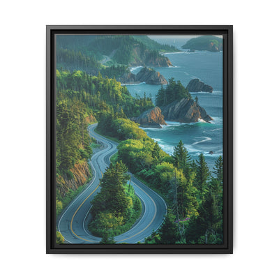 Coastal Serenity: High-Resolution British Columbia Highway Art Print