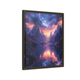 Galactic Splendor: Neon Nature & Cosmic Vistas - 4K Ultra Print