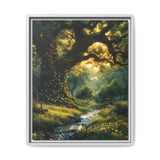 Enchanted Forest Dreamscape - Vibrant Whimsical Wall Art Print