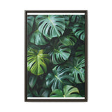 Floating Monstera Delight - Serene Nature Art Print