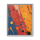 Vibrant Splatter: Pollock-Inspired Abstract Expressionist Print