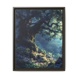Enchanted Forest Bioluminescence - Premium Illustrated Art Print