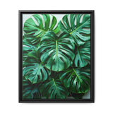 Floating Monstera Elegance - Serene Nature Art on Premium Paper