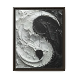 Yin-Yang Swirl Abstract - Modern Impasto Art Print