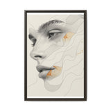 Japandi-Inspired Minimalist One-Line Art Print on Museum Grade Paper