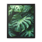 Floating Monstera Elegance - Serene Nature Art Print