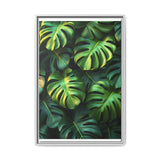 Floating Monstera Dreams - Minimalist Aerial Art Print