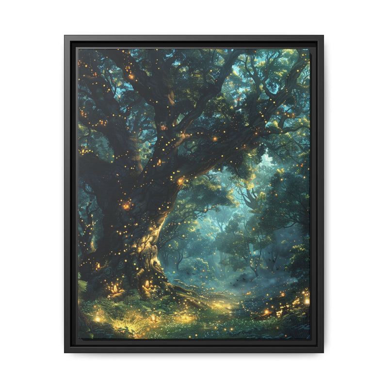 Enchanted Forest Bioluminescence - Exquisite Anime Art Print