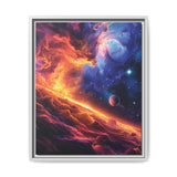 Trippy Neon Cosmic Landscape - Ultra HD Space Art Print