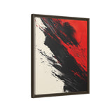Abstract Red and Black Chaos - High-Detail Ink Art Print
