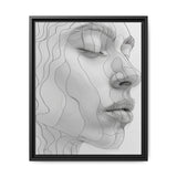 Japandi-Inspired Minimalist One-Line Art Print on Museum Paper