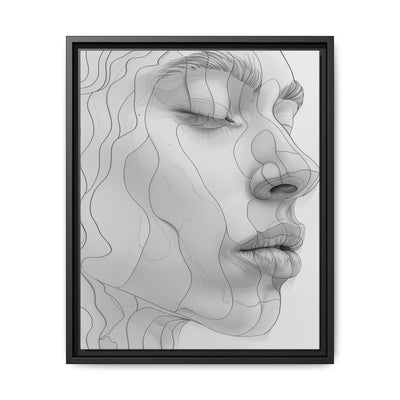 Japandi-Inspired Minimalist One-Line Art Print on Museum Paper