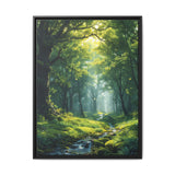 Enchanted Forest Serenity: Sunlit Canopy Art Print
