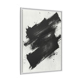 Abstract Monochrome Dynamics - Fine Art Canvas Print