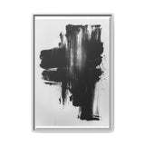 Abstract Elegance: Bold Brush Strokes Fine Art Print