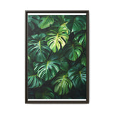 Monstera Dreams - Serene Overhead Leaf Art Print