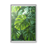 Monstera Dreams: Ethereal Leaves Art Print on Museum Grade Paper