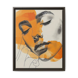 Japandi-Inspired Minimalist One-Line Art Portrait - Museum Quality Print
