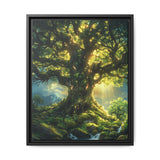 Enchanted Forest Fantasy - Luminescent Moss Canvas Art Print