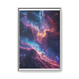 Stellar Wonders: Neon Space Nature Art Print - 4K Detail
