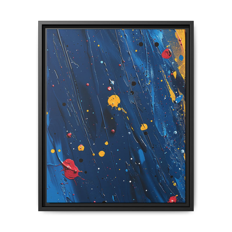 Abstract Energy: Pollock-Inspired Splatter Art Print