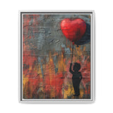 Banksy-Inspired Heart Balloon Graffiti Art Print