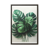 Monstera Dreams: Ethereal Floating Leaves Fine Art Print