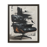 Dynamic Abstract Brush Strokes - Modern Artistic Black & White Print
