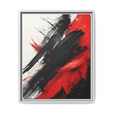 Abstract Energy - Red and Black Acrylic Chaos 8K Art Print