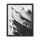 Abstract Swirls Mastery: High-Contrast Black & White Art Print
