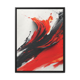 Chaotic Red and Black Abstract Energy - Fine Art Print 8K