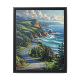 Coastal Dreamscape: BC Highway Aerial View - Limited Edition Print