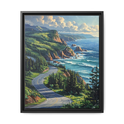 Coastal Dreamscape: BC Highway Aerial View - Limited Edition Print