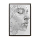 Japandi-Inspired Minimalist One-Line Art Print on Museum Paper