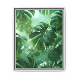 Suspended Monstera Delicacy - Ethereal Leaves Art Print