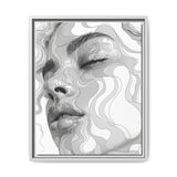 Japandi-Inspired Minimalist One-Line Art Portrait Print