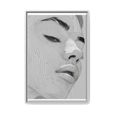 Japandi-Inspired Minimalist One-Line Art Portrait - Museum Grade Print